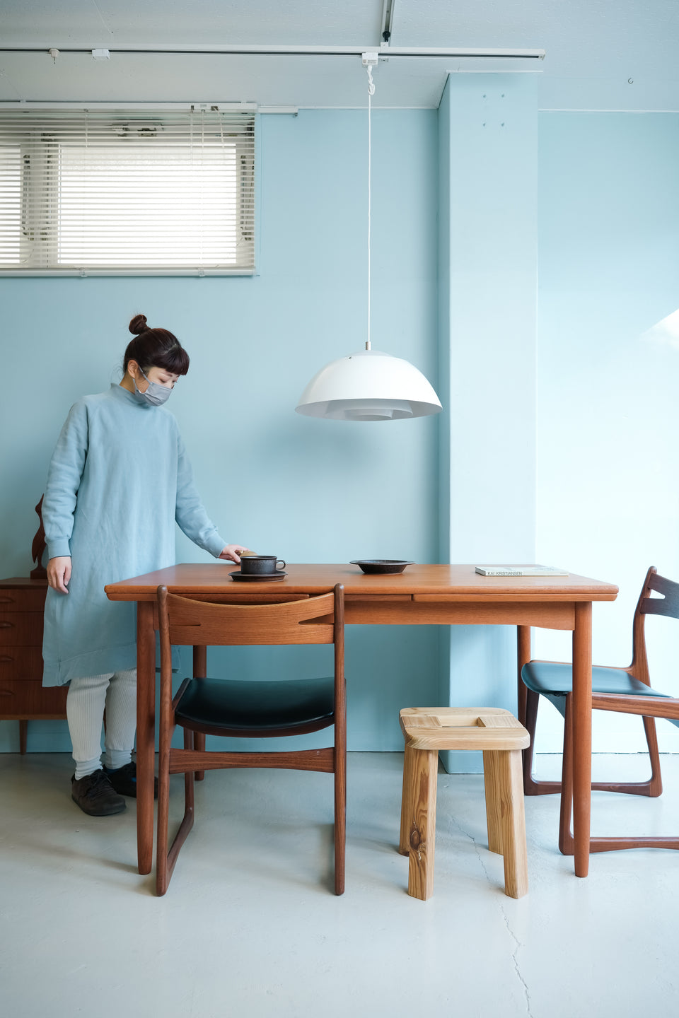 Teak Extension Dining Table Danish Vintage/デンマークヴィンテージ エクステンションダイニングテーブル チーク材 北欧家具