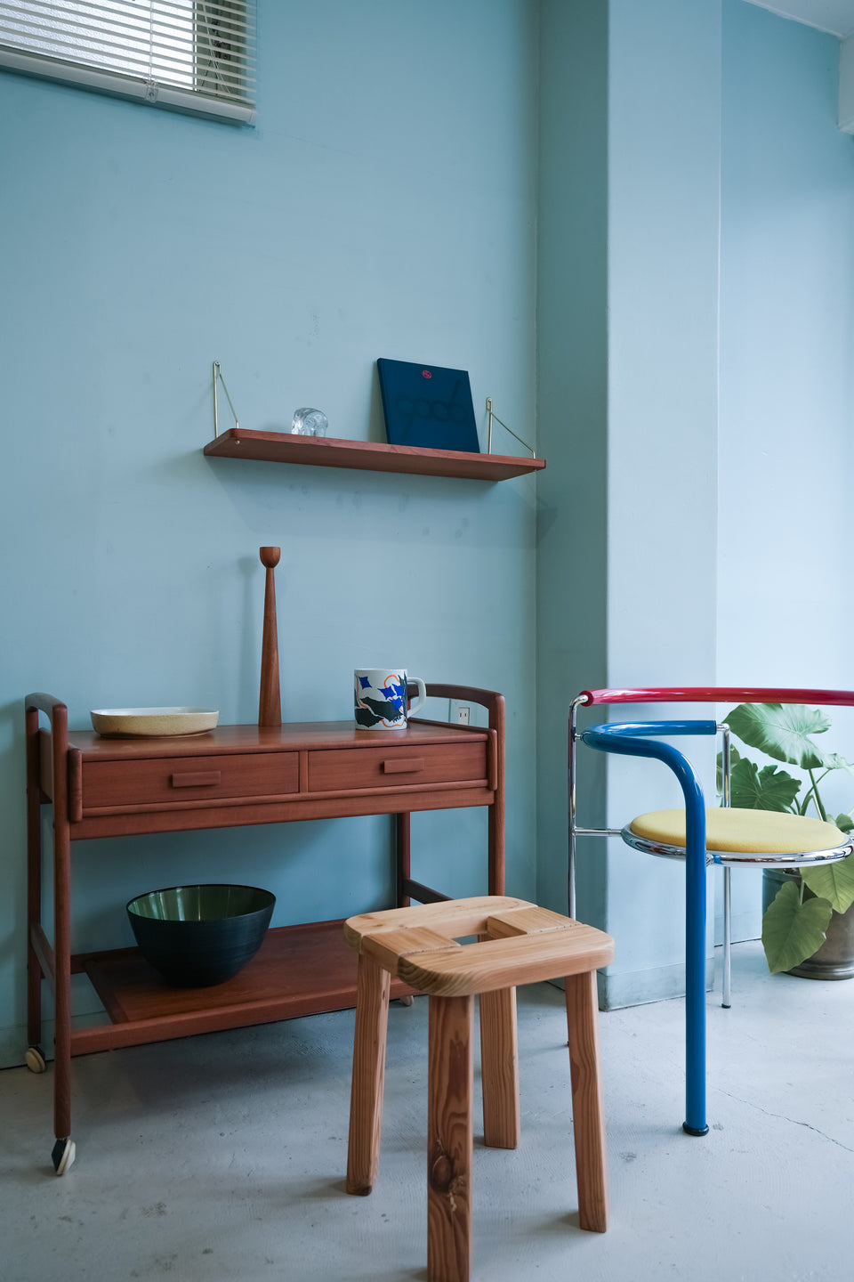 Teak Wall Shelf Danish Vintage/デンマークヴィンテージ ウォールシェルフ チーク材 北欧インテリア