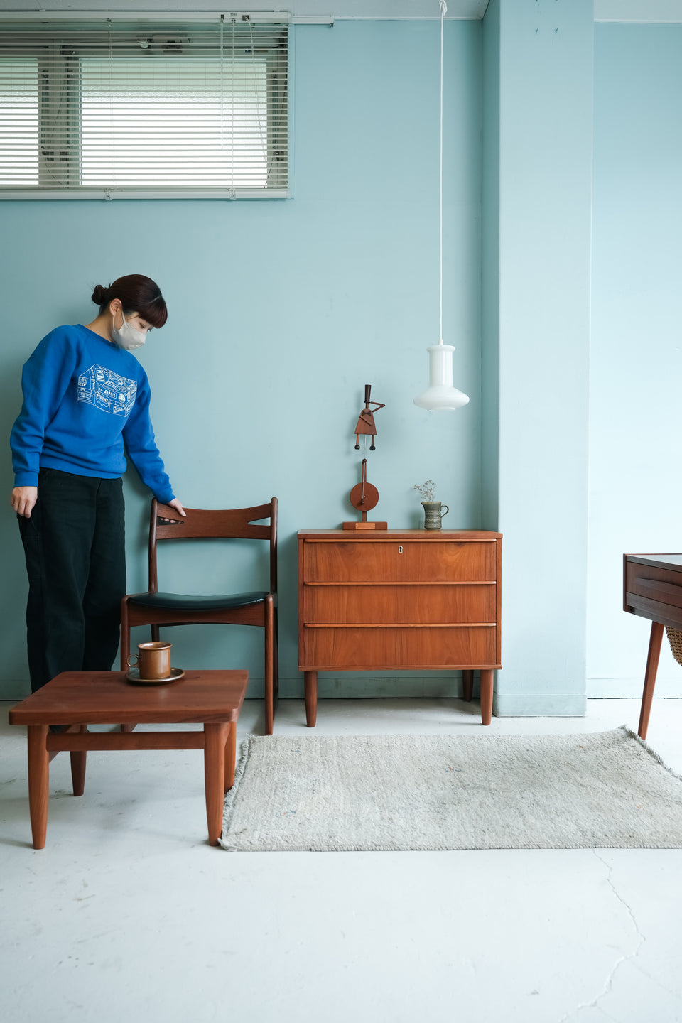 Teakwood 3drawer Chest Danish Vintage/デンマークヴィンテージ 3段チェスト チーク材 北欧家具