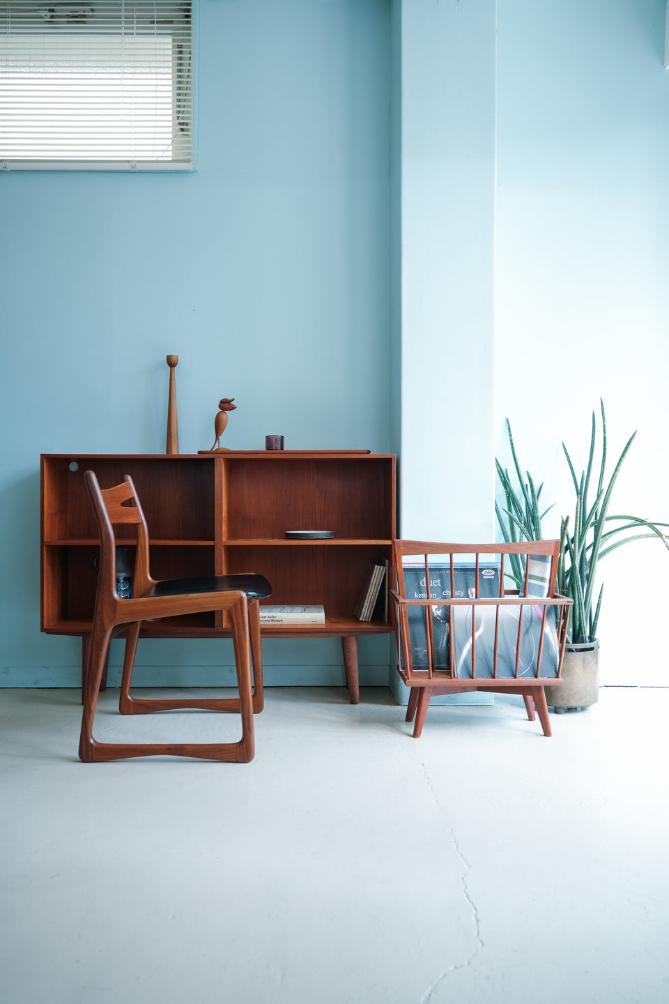 Vintage Teak Magazine Rack/ヴィンテージ マガジンラック チーク材