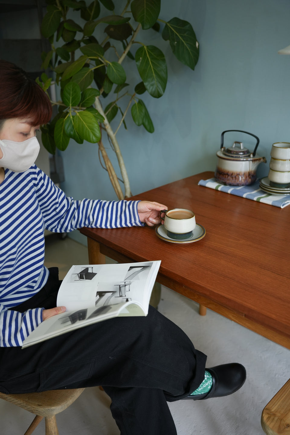 Bing & Grondahl Tema Teacup and Saucer/ビングオーグレンダール ティーマ ティーカップ&ソーサー 北欧ヴィンテージ食器