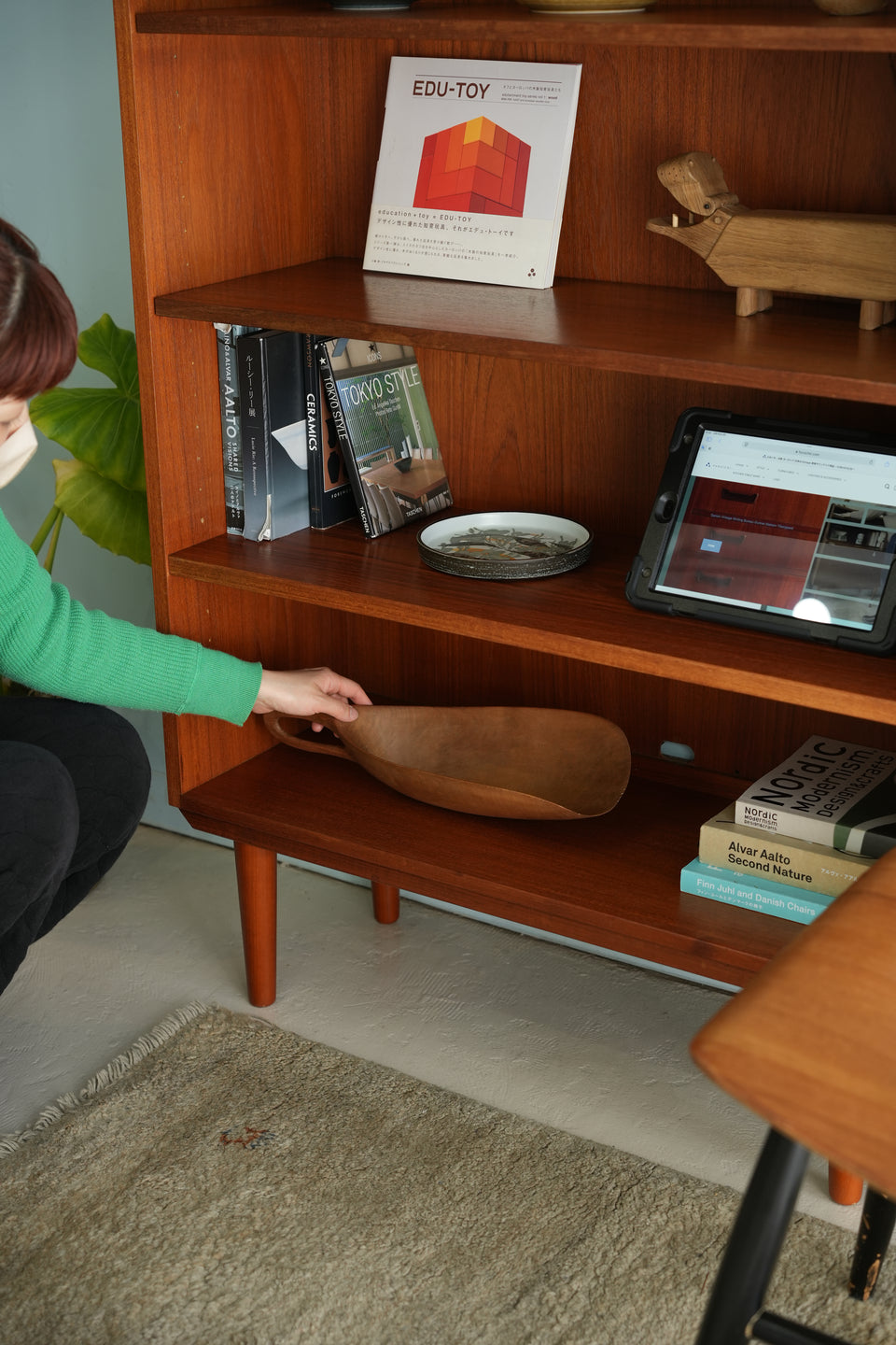 Bookcase Shelf Teakwood Danish Vintage/デンマークヴィンテージ ブックケース 本棚 チーク材 北欧家具