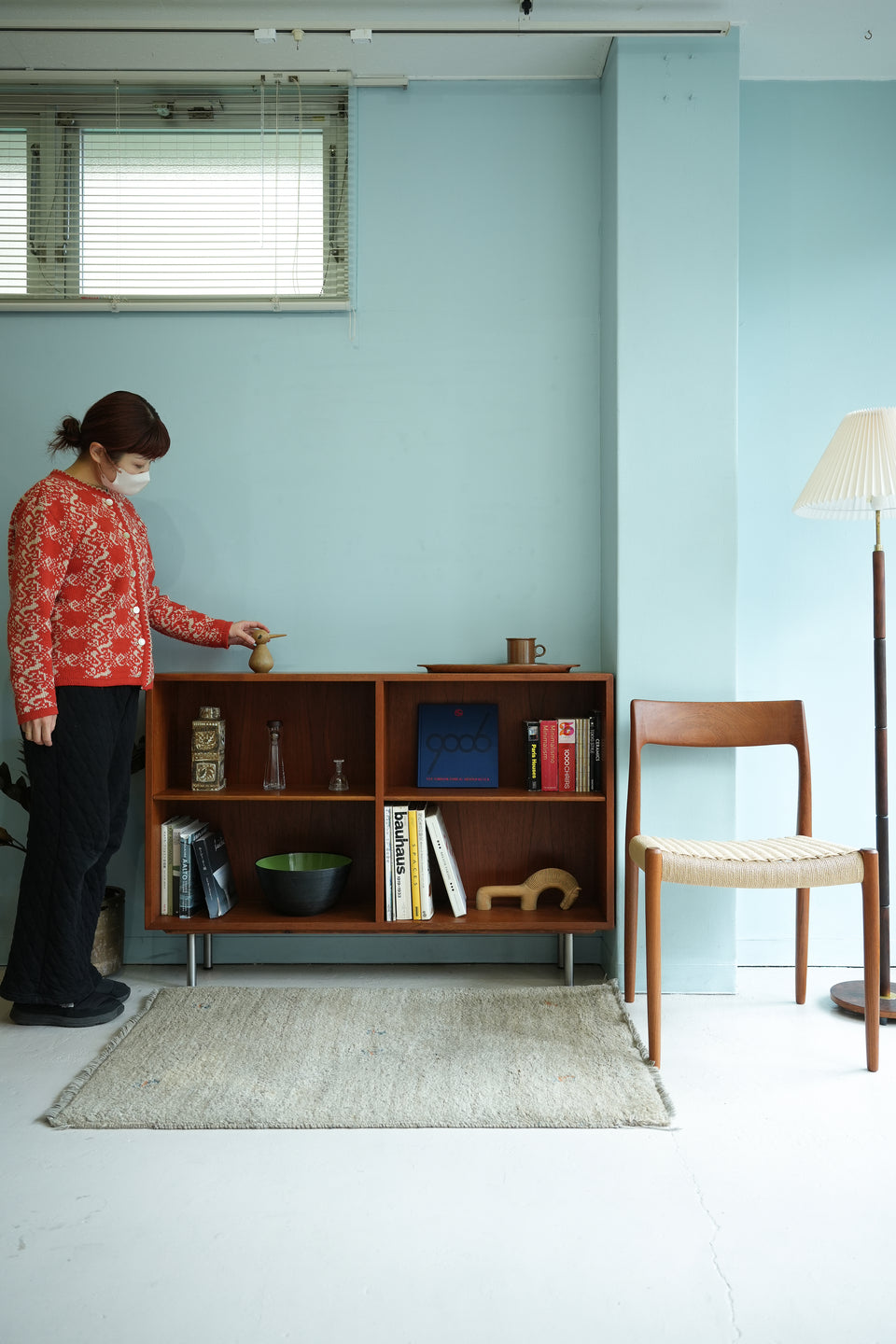 Børge Mogensen Bookcase Teakwood FDB Møbler/ボーエ・モーエンセン ブックケース 本棚 チーク材 デンマークヴィンテージ