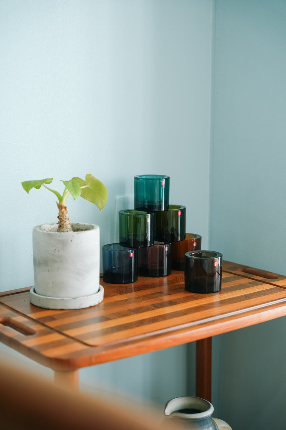 iittala marimekko Kivi Candle Holder/イッタラ マリメッコ キビ キャンドルホルダー ガラス 北欧インテリア