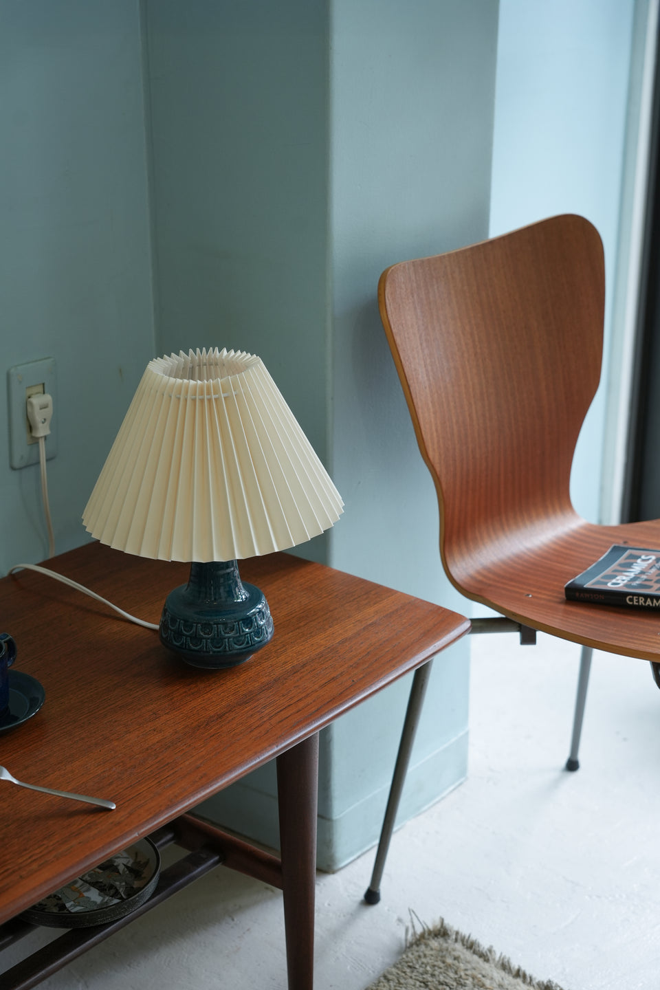 Søholm Model 1217 Table Lamp Danish Vintage/テーブルランプ スーホルム ブルー デンマークヴィンテージ 照明 北欧インテリア