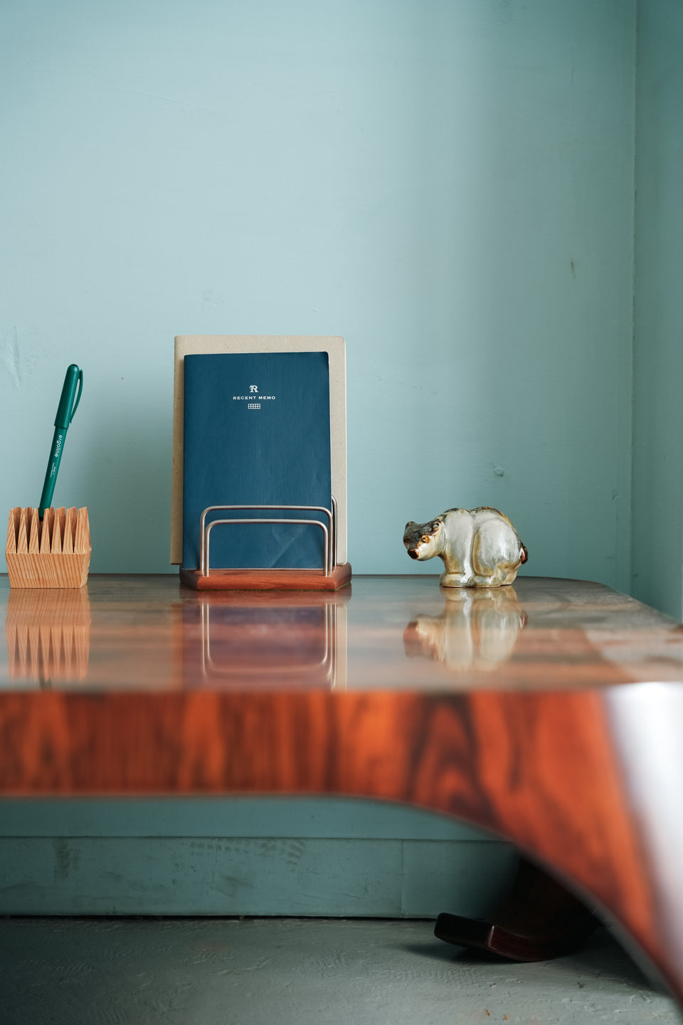 Teakwood Letter Holder Danish Vintage/レターホルダー チーク材 デンマークヴィンテージ 北欧インテリア