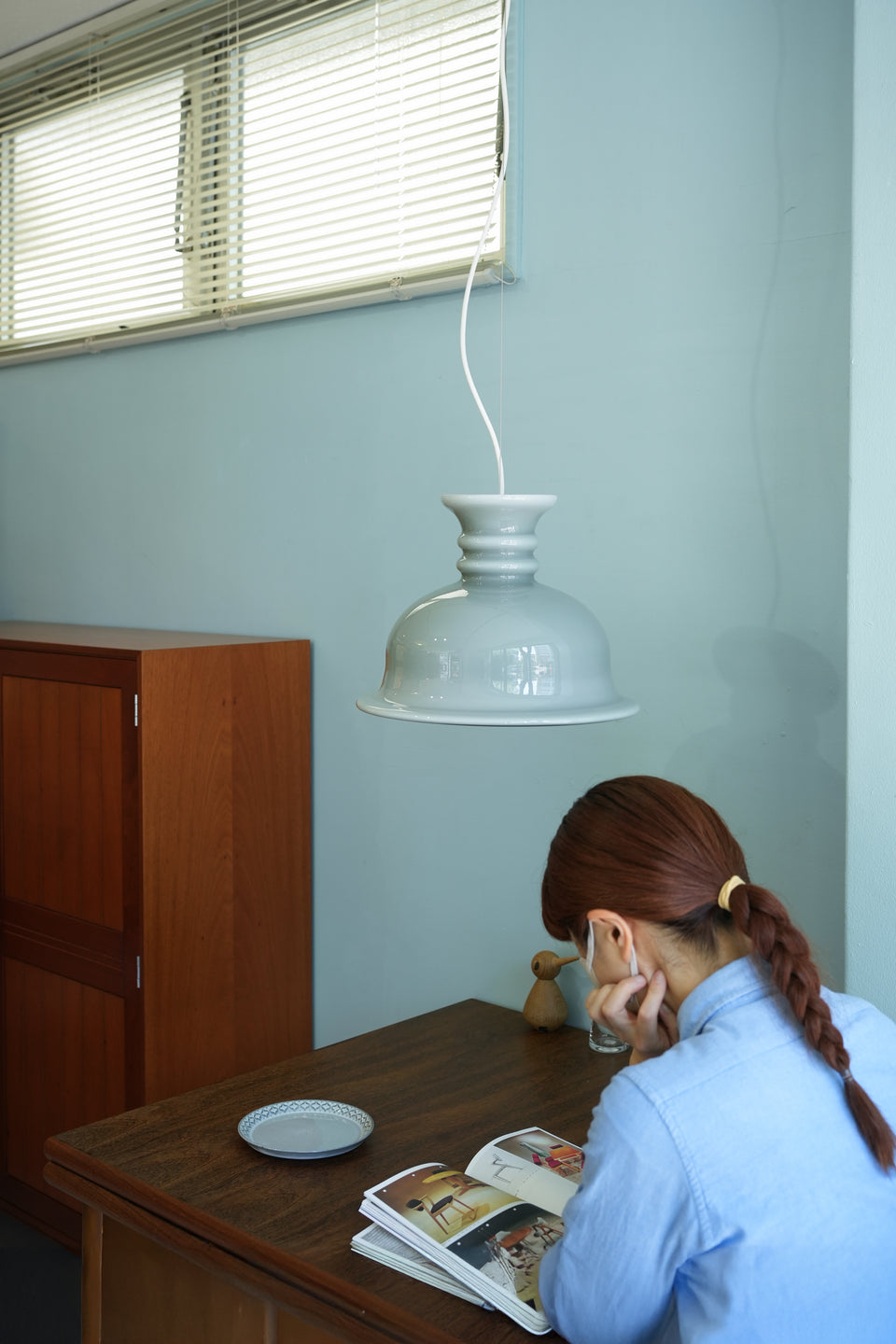 Holmegaard “Kro” Gray large Pendant Light Sidse Werner/ホルムガード 照明 ペンダントライト シセ・ヴェアナー デンマークヴィンテージ