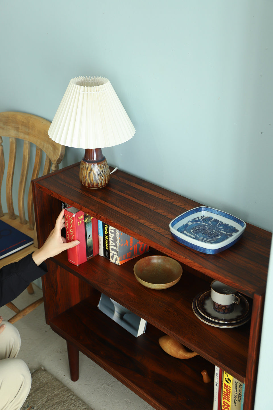 Danish Vintage Small Bookcase Rosewood/デンマークヴィンテージ スモールブックケース ローズウッド 本棚 北欧家具