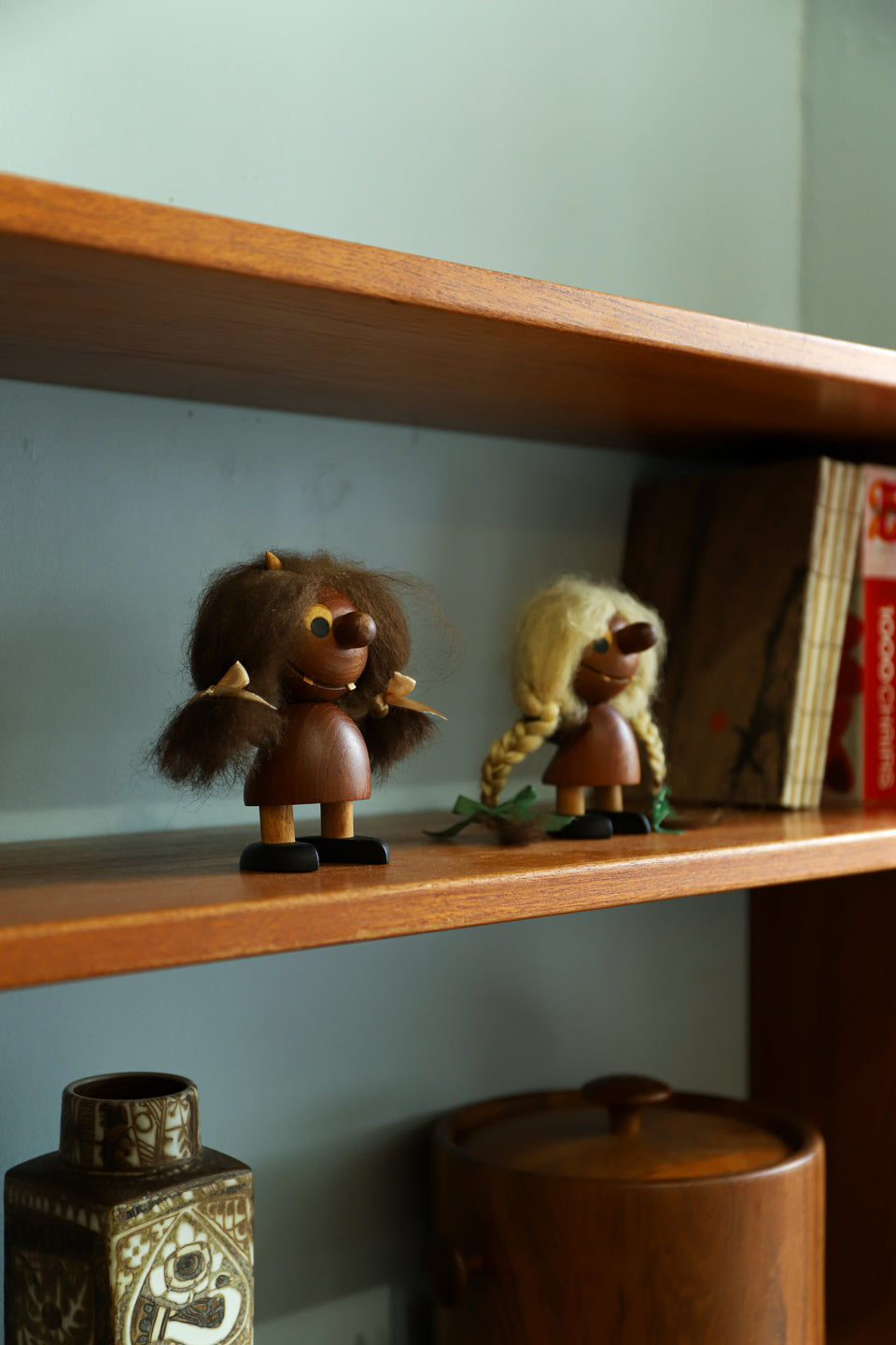 Danish Vintage Sveistrup Wooden Doll/デンマークヴィンテージ スヴァイストゥルップ 木製ドール 人形 北欧雑貨