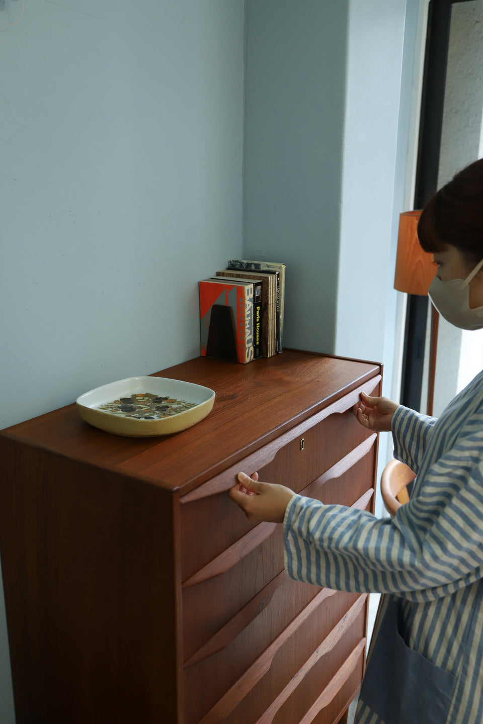 Danish Vintage 6Drawer High Chest/デンマークヴィンテージ ハイチェスト 6段 北欧家具 チーク材