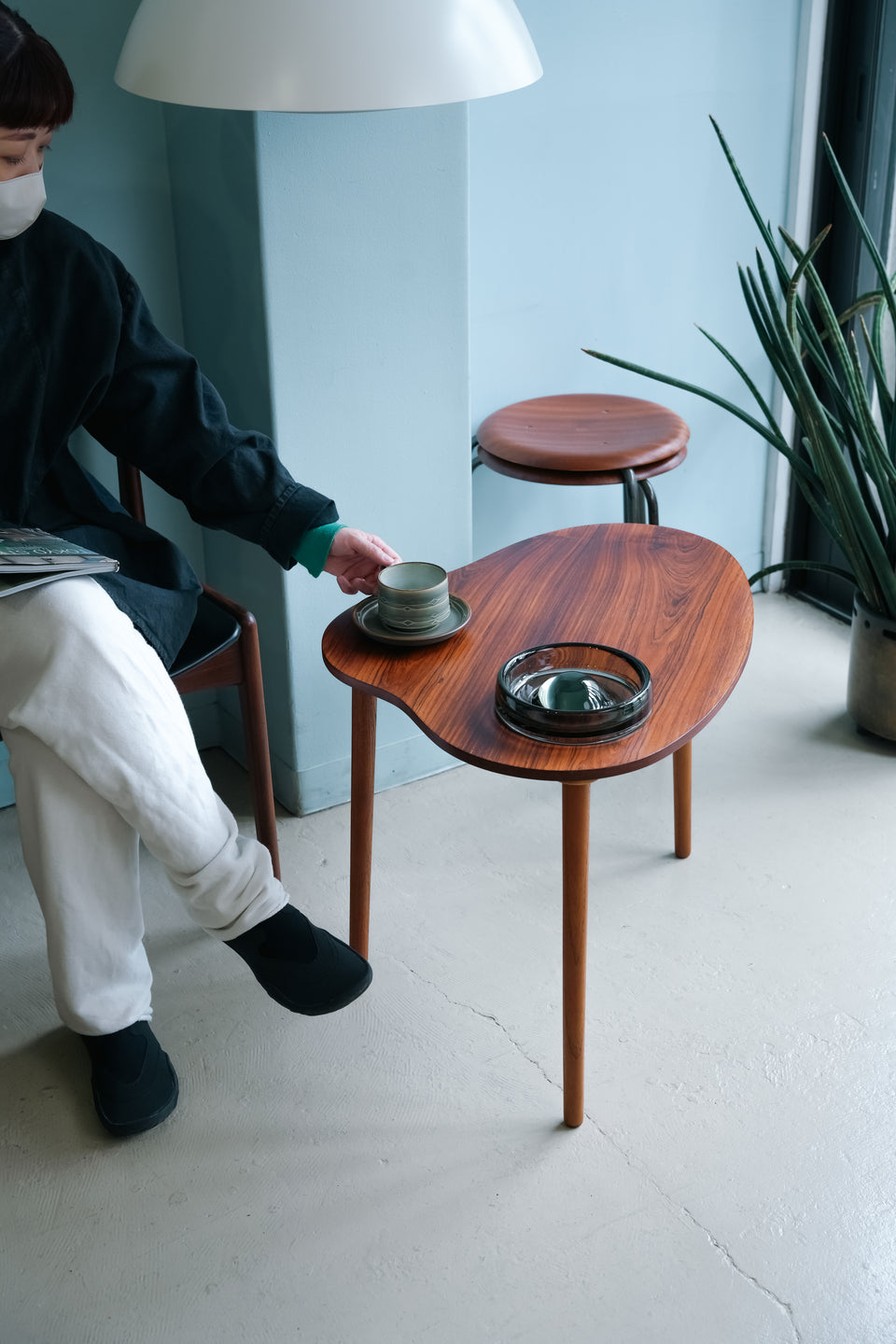 Danish Vintage Rose & Teak Coffee Table/デンマークヴィンテージ コーヒーテーブル ローズウッド材 チーク材