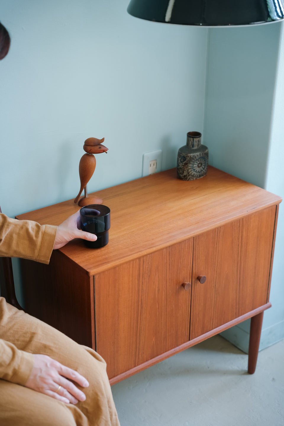 Danish Vintage Teak Small Cabinet/デンマークヴィンテージ スモールキャビネット チーク材