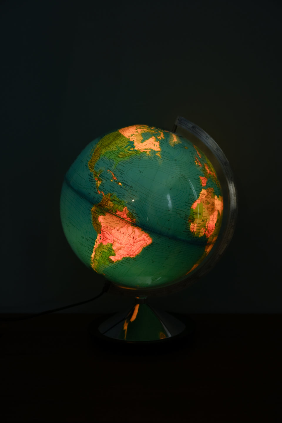 Esselte Combi Globen Globe Lamp/ヴィンテージ 地球儀ランプ デンマーク語
