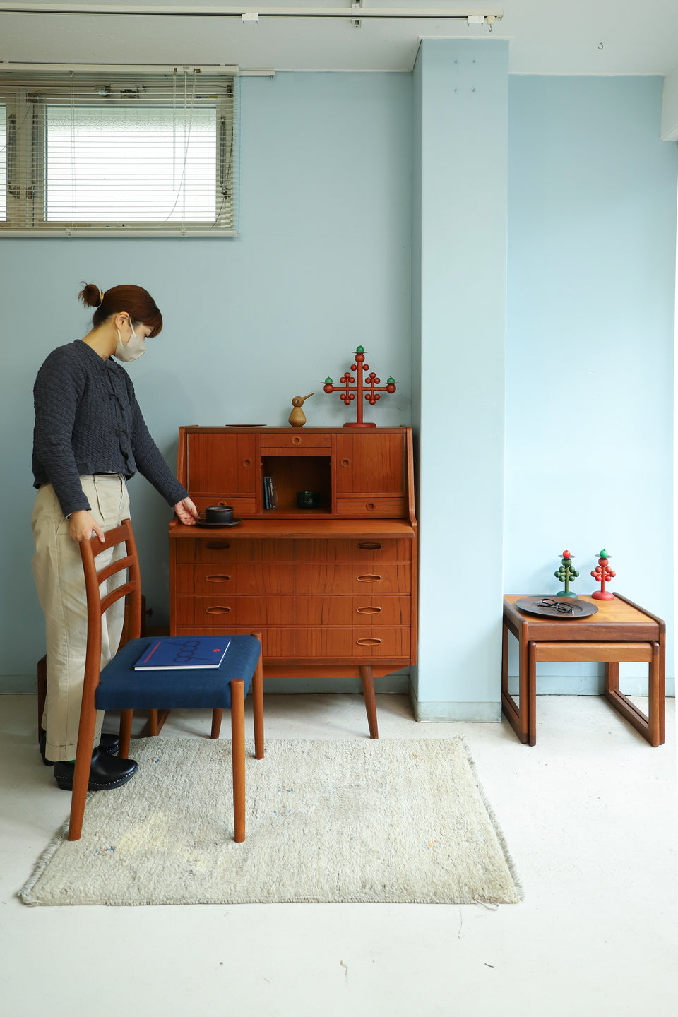 Finnish Vintage Aarikka Candle Holder/フィンランドヴィンテージ アーリッカ キャンドルホルダー 北欧雑貨