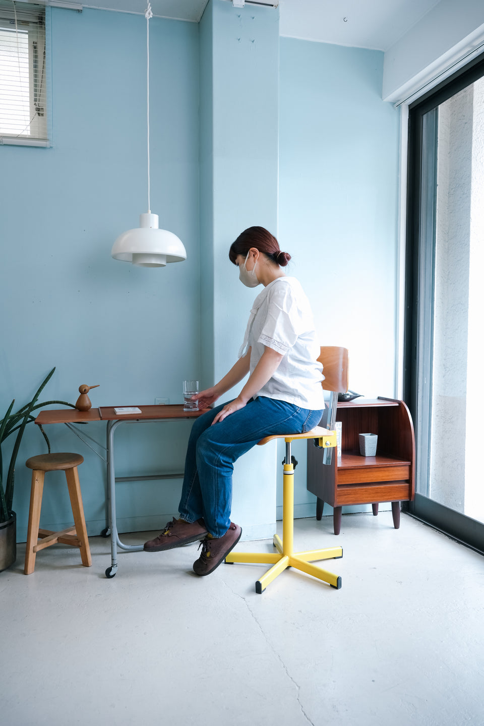 French Vintage Drafting Chair/フランスヴィンテージ ドラフティングチェア