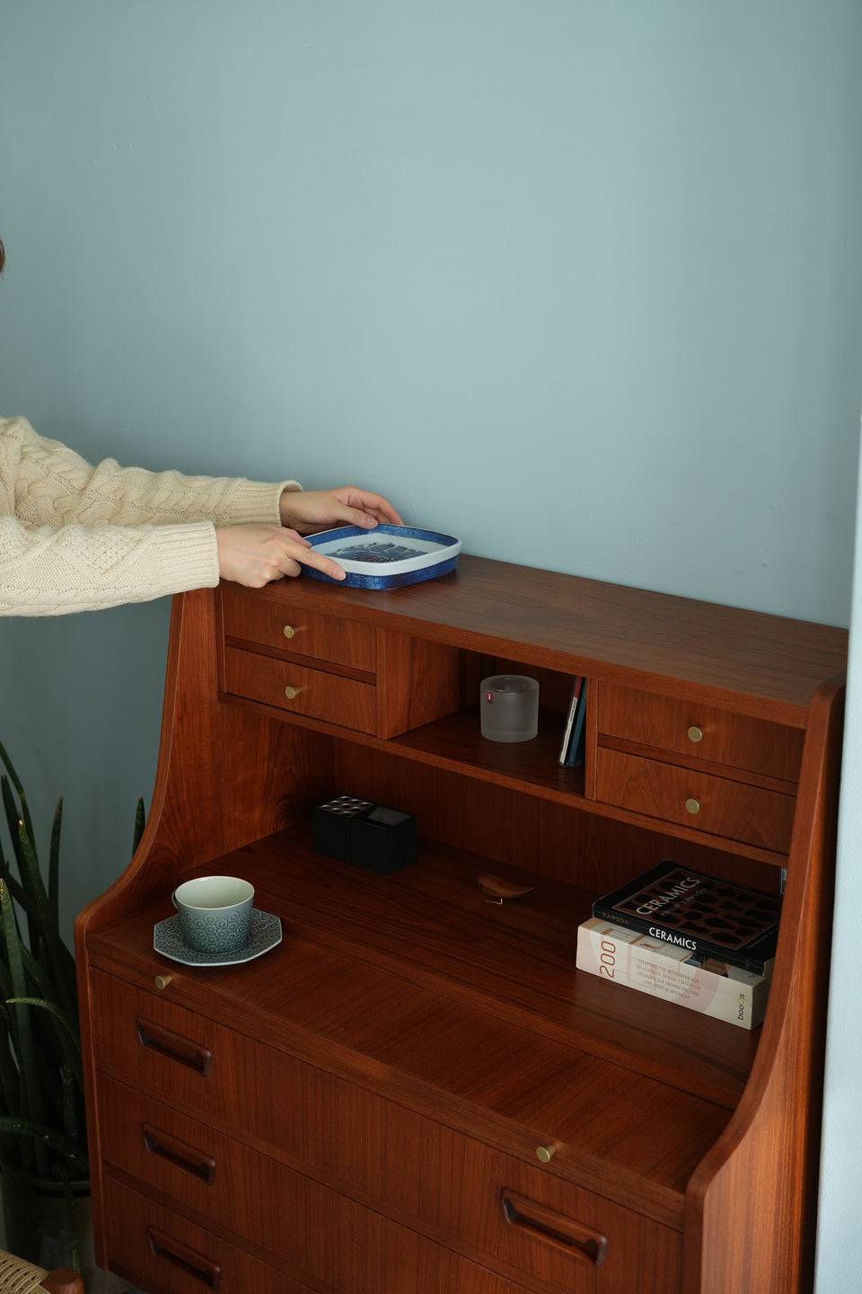 Gunnar Nielsen Tibergaard Writing Bureau Danish Vintage/デンマークヴィンテージ ライティングビューロー 北欧家具