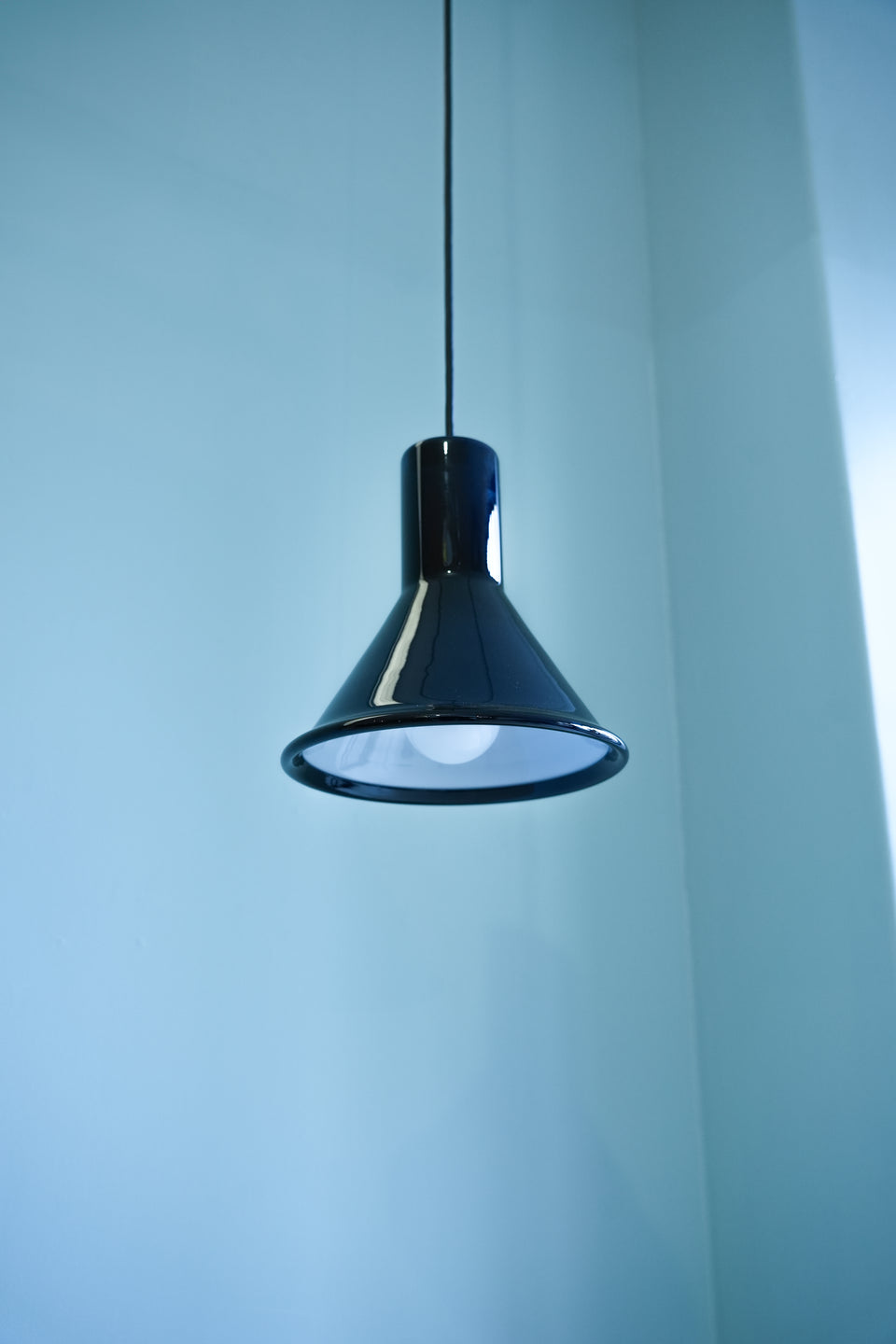 Holmegaard P&T Pendant Mini Blue Michael Bang/ホルムガード ペンダントライト ブルー 照明 デンマークヴィンテージ