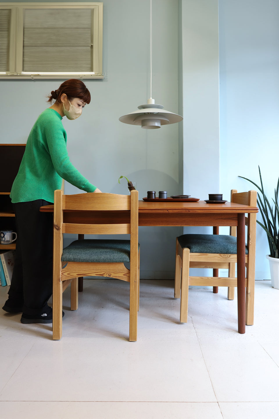 Draw Leaf Extension Dining Table Danish Vintage/デンマークヴィンテージ ドローリーフ エクステンション ダイニングテーブル 北欧家具