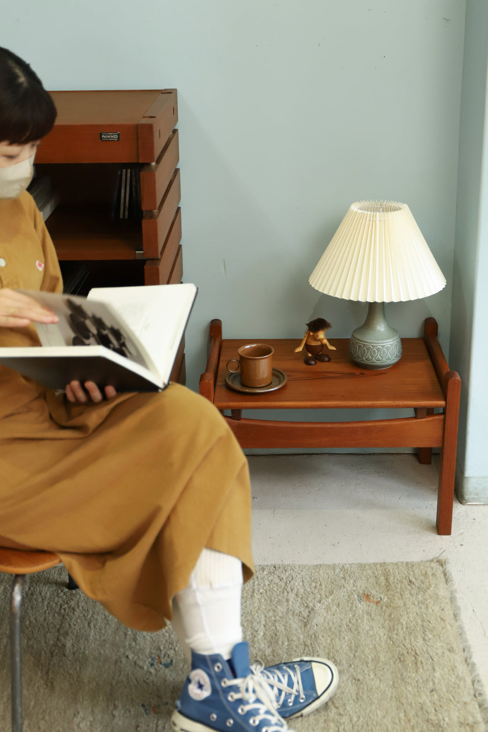 Danish Vintage Side Low Table/デンマークヴィンテージ サイドローテーブル チーク材 北欧家具