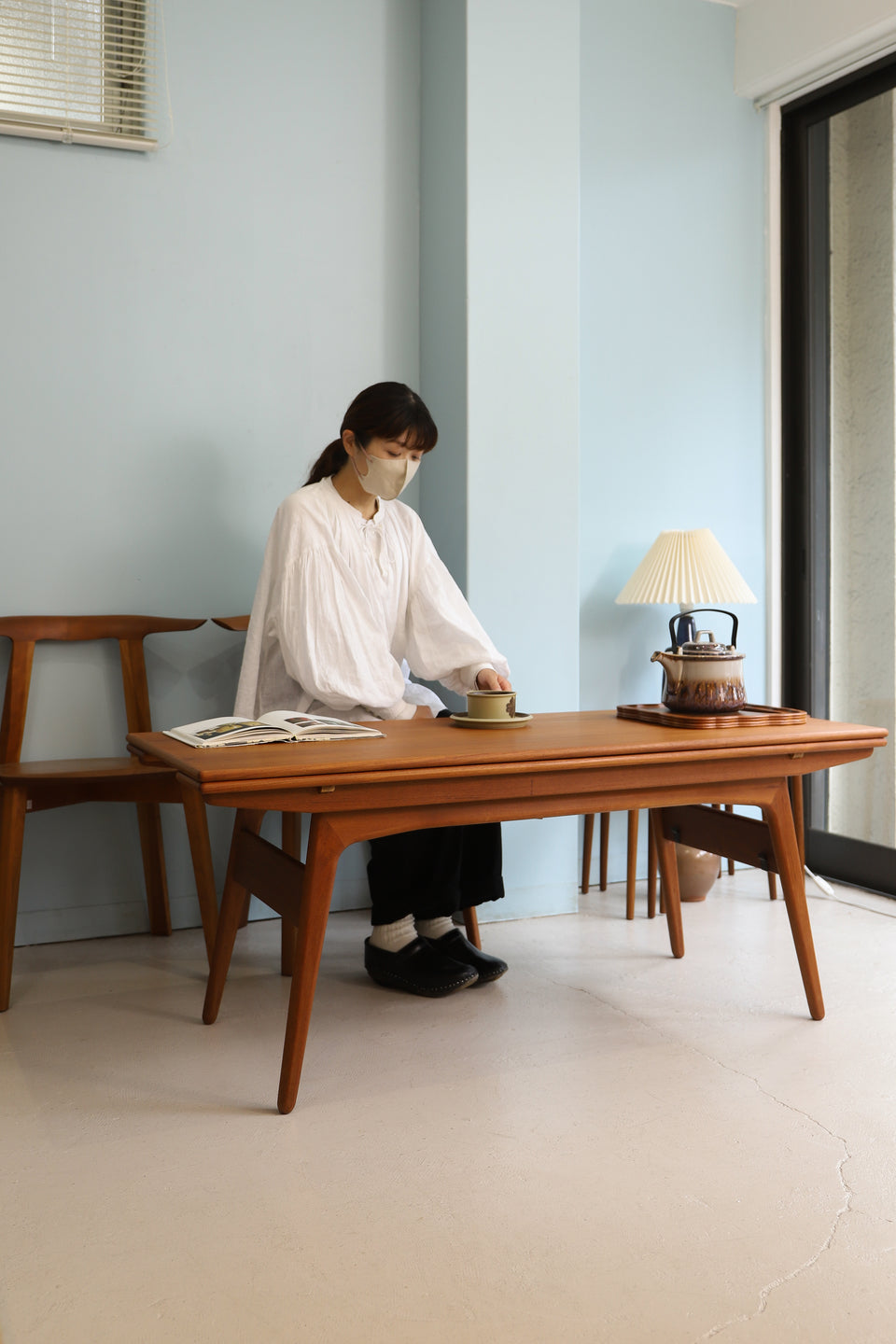 Trioh Møbler Elevator Extension Table Danish Vintage/デンマークヴィンテージ トリオモブラー エレベーター エクステンションテーブル 北欧家具