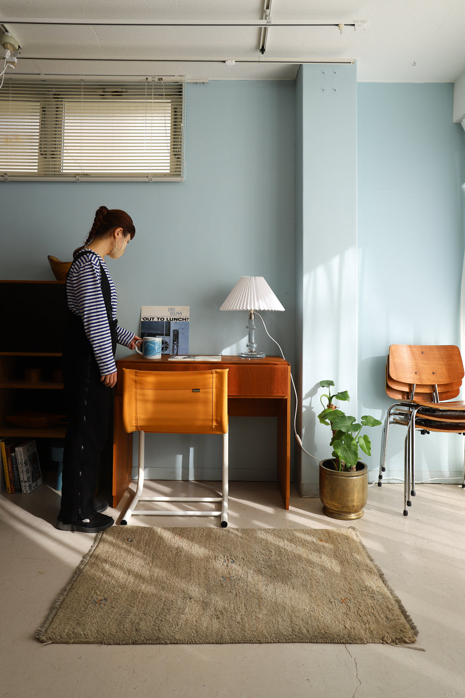 Danish Vintage Holmegaard Sheraton Table Lamp Michael Bang/ホルムガード シェラトン テーブルランプ 間接照明 デンマークヴィンテージ