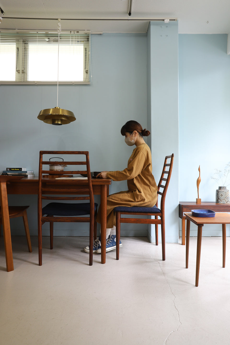Sorø Stolefabrik High Back Dining Chair Rosewood/デンマークヴィンテージ ダイニングチェア 椅子 ハイバック ローズウッド 北欧家具