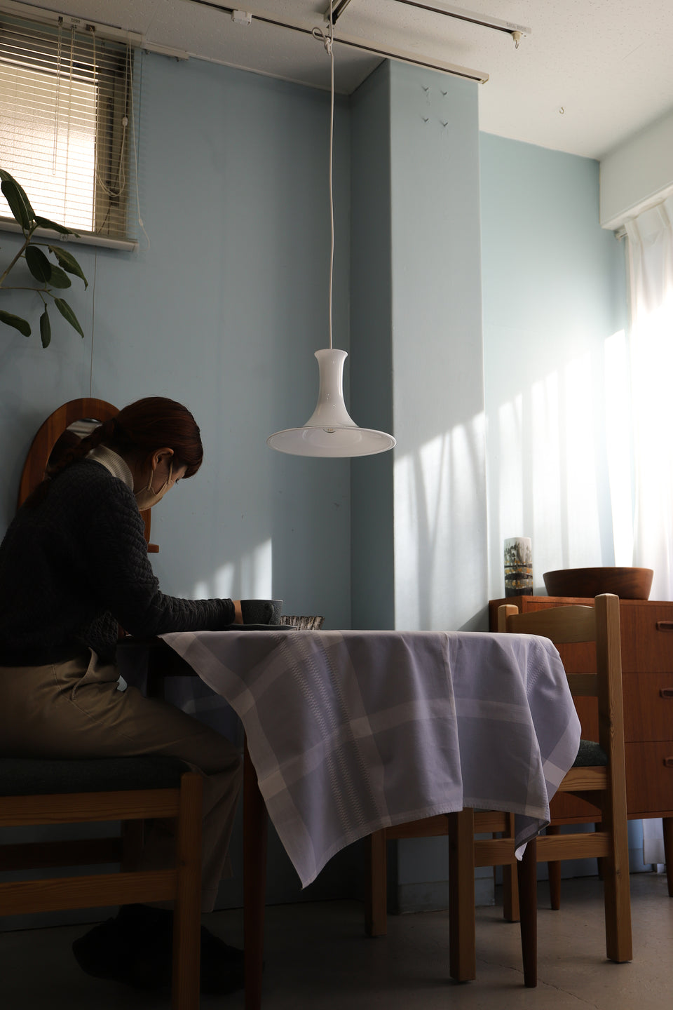Vintage Holmegaard Pendant Light Mandarin Large/デンマークヴィンテージ ホルムガード ペンダントライト マンダリン 照明 北欧インテリア