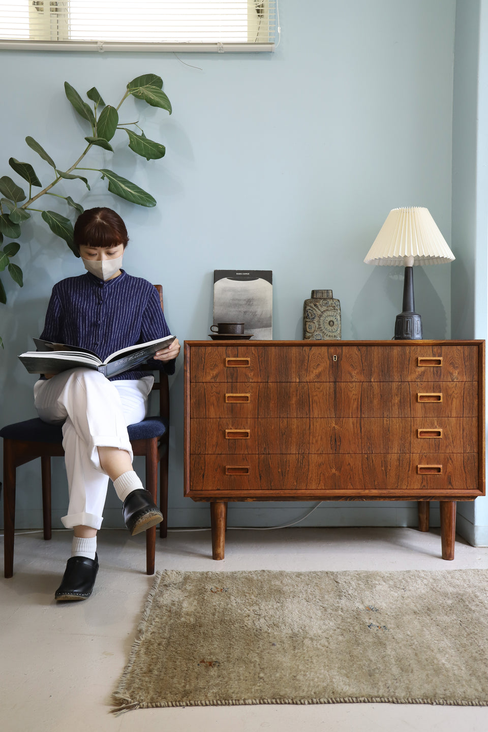 Danish Vintage Bornholms Møbelfabrik Rosewood Chest/デンマークヴィンテージ チェスト ローズウッド 収納 北欧家具