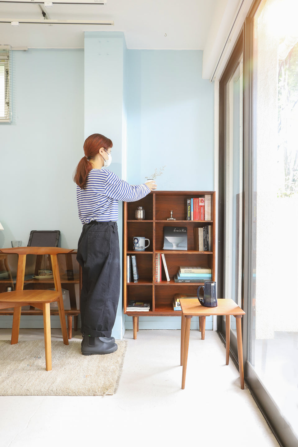 Bornholms Møbelfabrik Rosewood Bookcase Danish Vintage/デンマークヴィンテージ ブックケース ローズウッド 収納 北欧家具