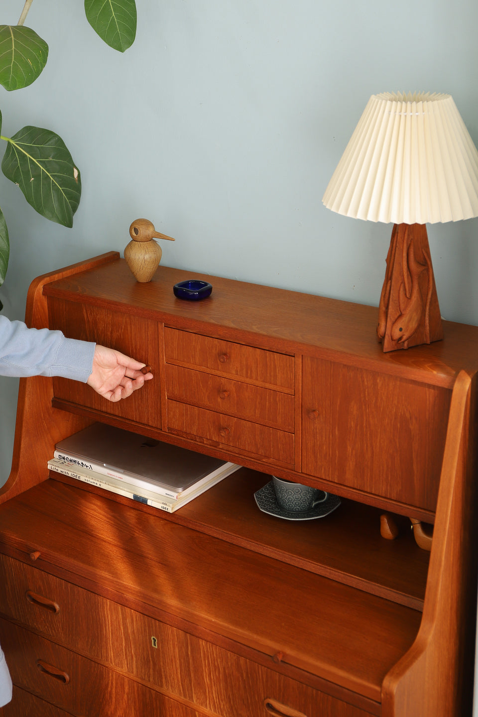 Danish Vintage Teakwood Writing Bureau/デンマークヴィンテージ ライティングビューロー チーク材 北欧家具