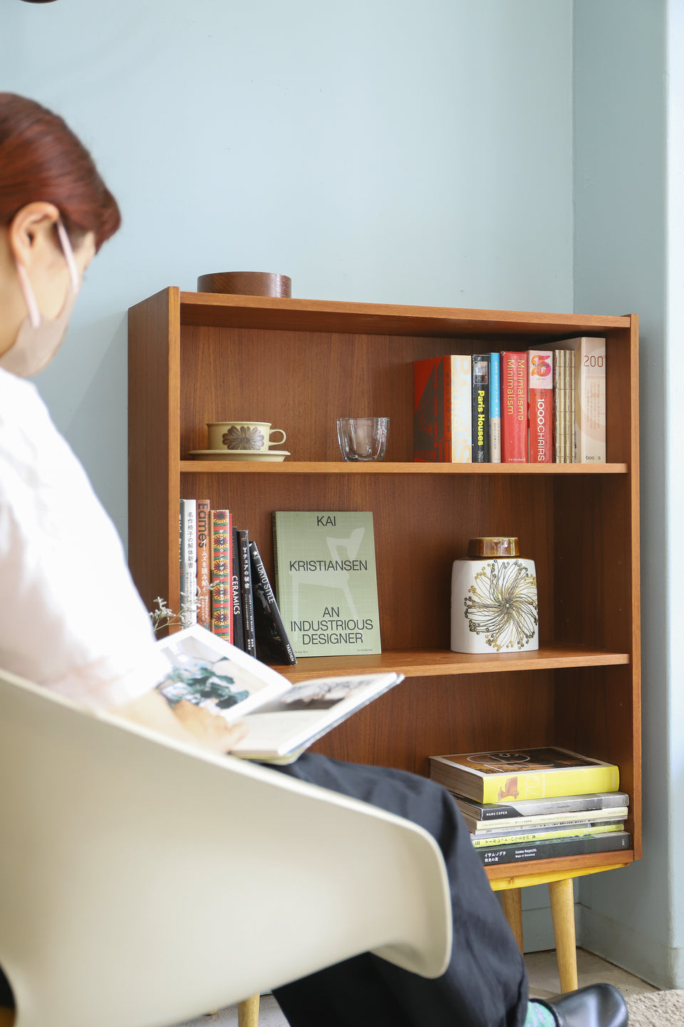 Danish Vintage ES Møbler Bookcase/デンマークヴィンテージ ブックケース シェルフ 本棚 チーク材 北欧家具