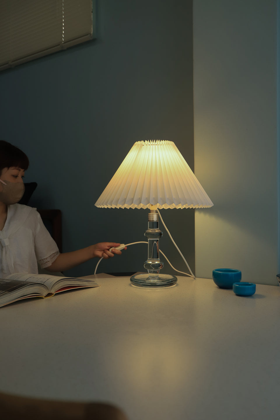 Holmegaard Sheraton Table Lamp Michael Bang/ホルムガード シェラトン テーブルランプ 間接照明 デンマークヴィンテージ