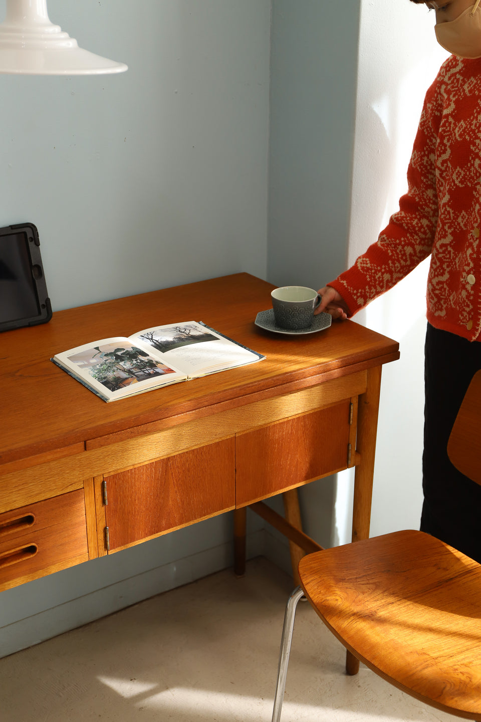 Danish Vintage Extension Desk/デンマークヴィンテージ エクステンションデスク 机 テーブル 北欧家具