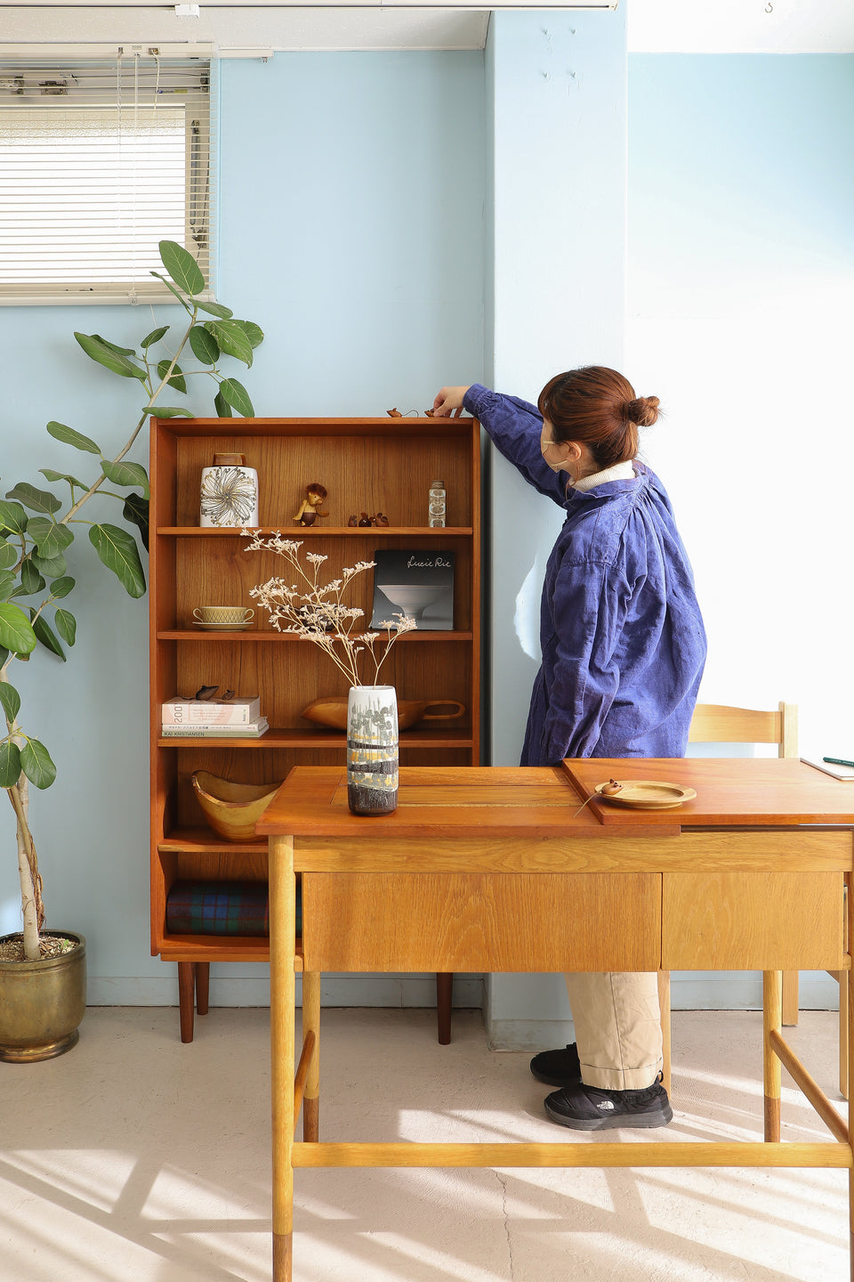 Danish Vintage Wooden Miniature Mouse Objet/デンマークヴィンテージ 木製 ネズミのオブジェ 北欧インテリア