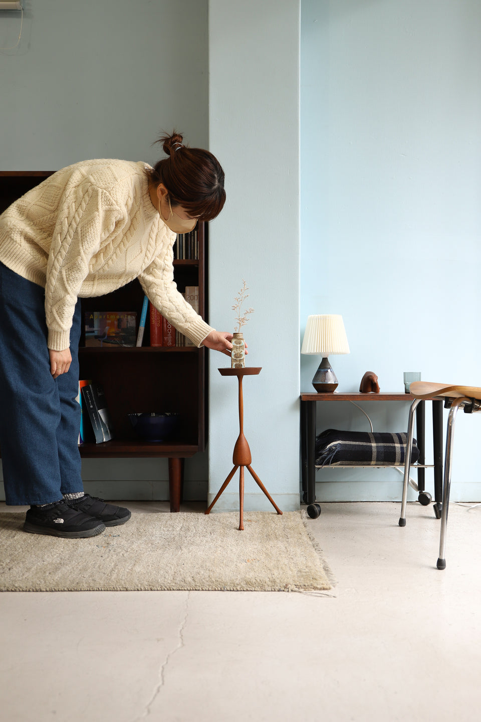 Teakwood Plant Stand Danish Vintage/デンマークヴィンテージ プラントスタンド チーク材 北欧インテリア