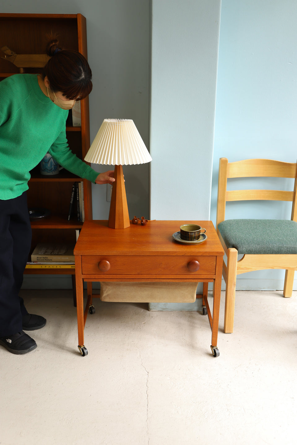 Sewing Trolley Table Wagon Danish Vintage/デンマークヴィンテージ ソーイング トロリー テーブル ワゴン 北欧インテリア