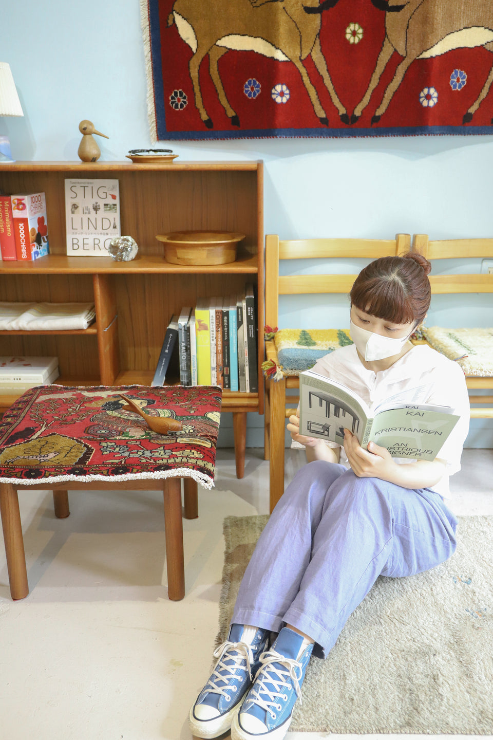 【7/10〜7/16期間限定”ちいさなラグ展”特別販売】Small Gabbeh & Tribal Rug/小さなギャッベとトライバルラグ 絨毯 マット