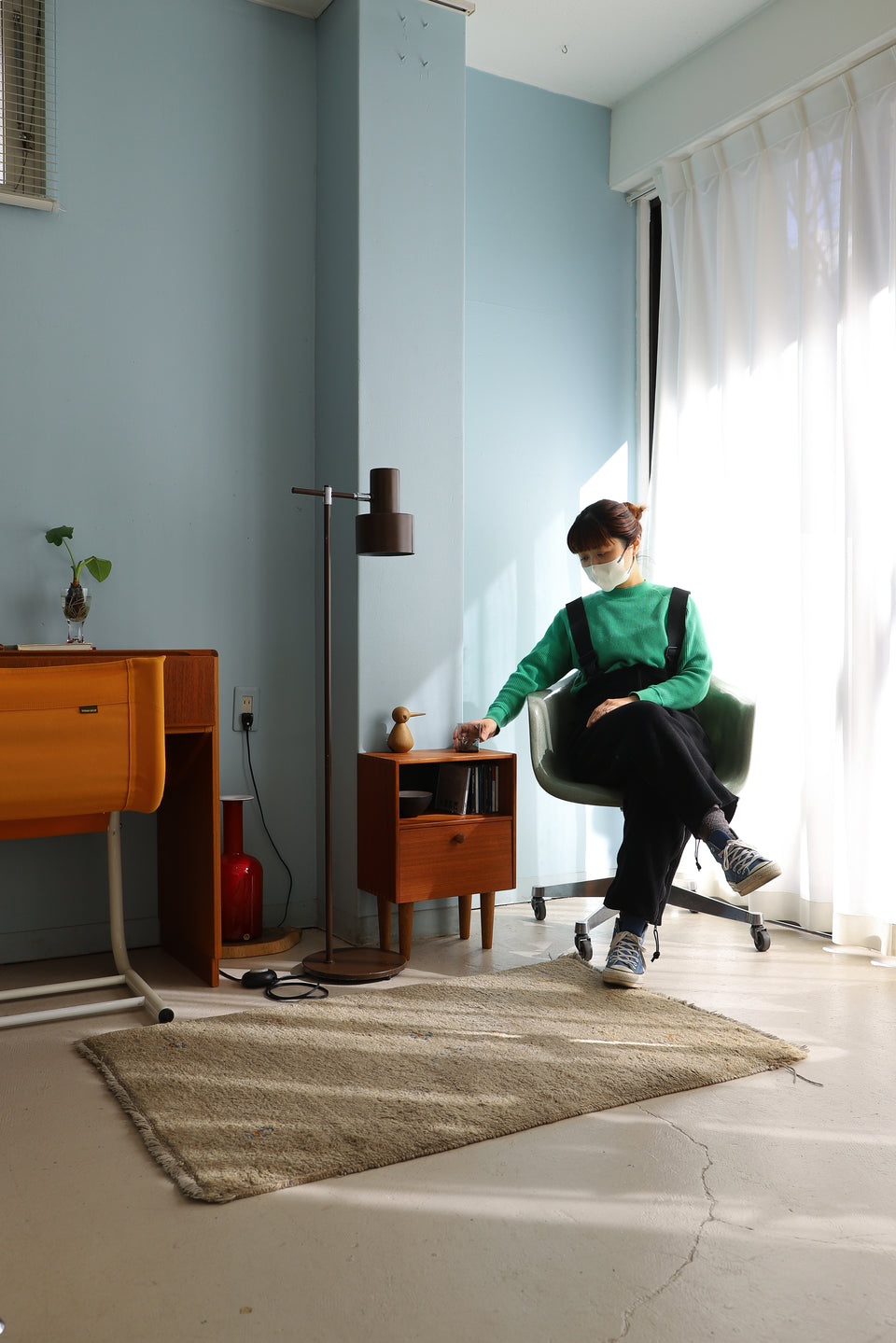 Fog&Mørup Floor Stand Lamp Junior Jo Hammerborg/デンマークヴィンテージ フォグ&モーラップ フロアライト ジュニア ヨー・ハーマボー 間接照明 北欧インテリア