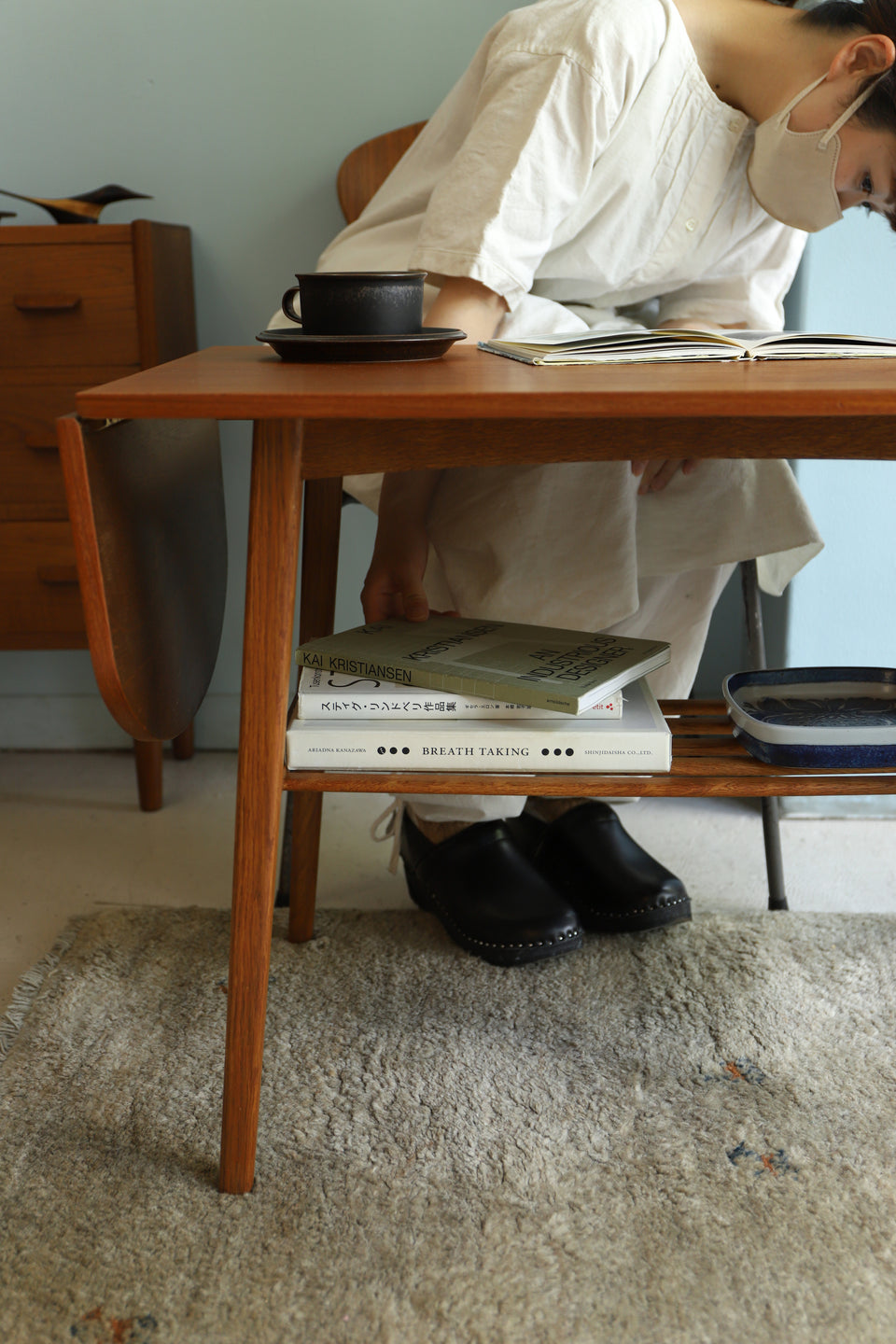 Danish Vintage Butterfly Extension Coffee Table/デンマークヴィンテージ バタフライ コーヒーテーブル エクステンション 北欧家具