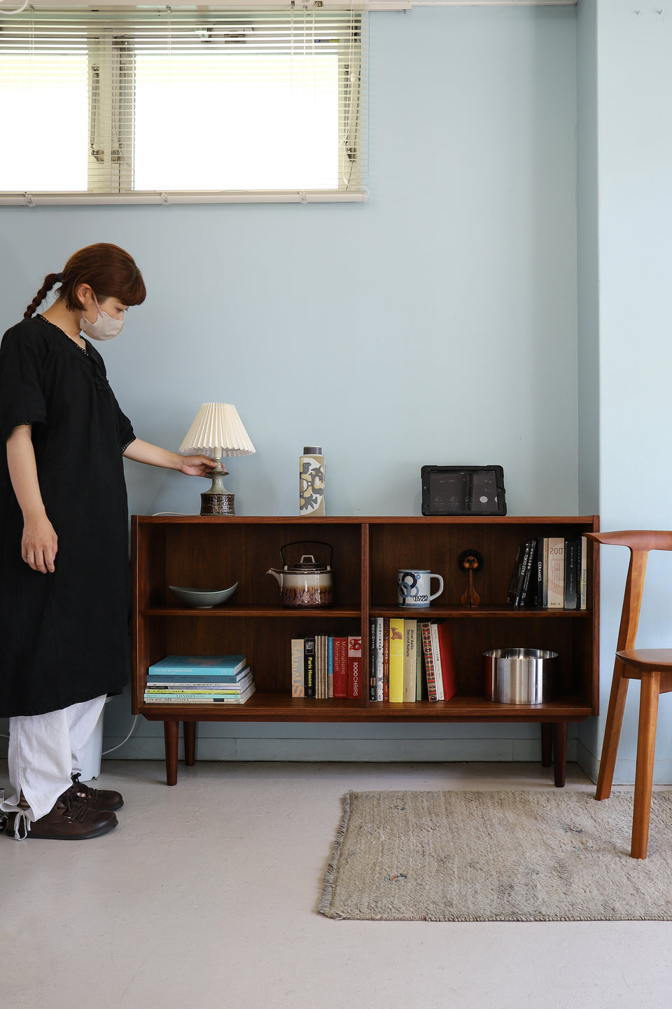 Hundevad&Co. Low Bookcase Rosewood Danish Vintage/デンマークヴィンテージ ブックケース 本棚 ローズウッド 収納 北欧家具