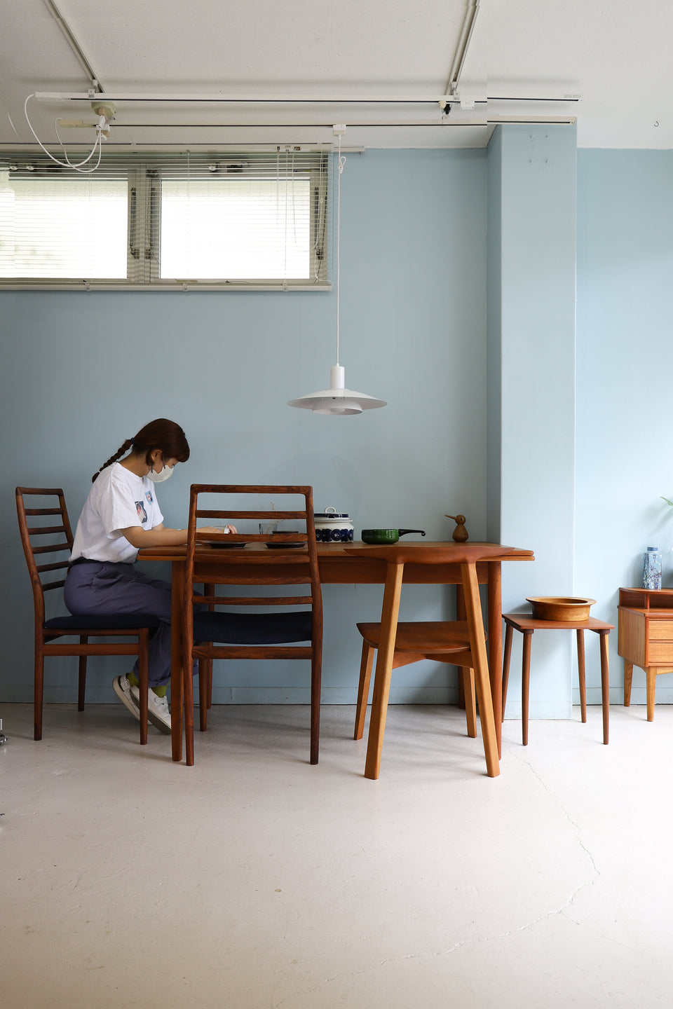 Vintage Extension Dining Table Teakwood Danish/デンマークヴィンテージ エクステンション ダイニングテーブル チーク材 北欧家具