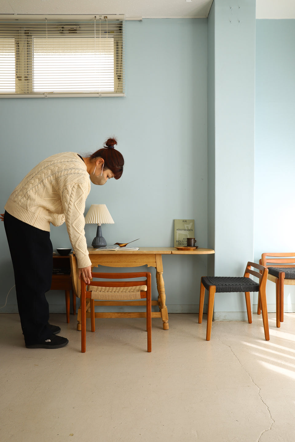 bügel Stacking Chair Cherrywood/ビューゲル スタッキングチェア 椅子 チェリー材 ペーパーコード