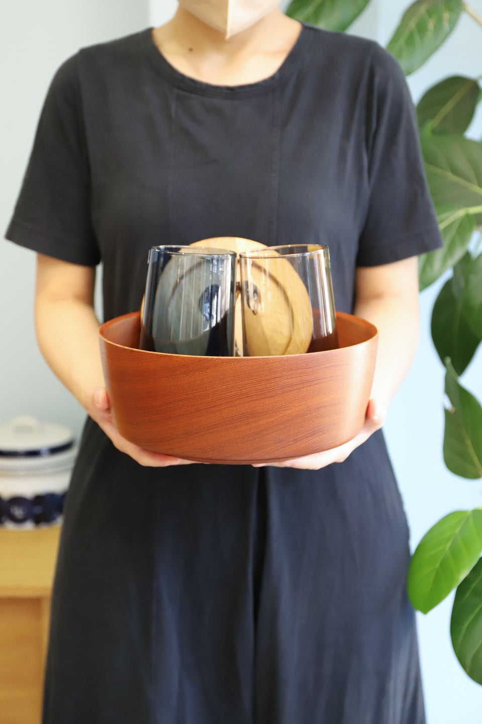 Vintage Scan-Am Denmark Teakwood Bowl/デンマークヴィンテージ チークボウル 北欧雑貨