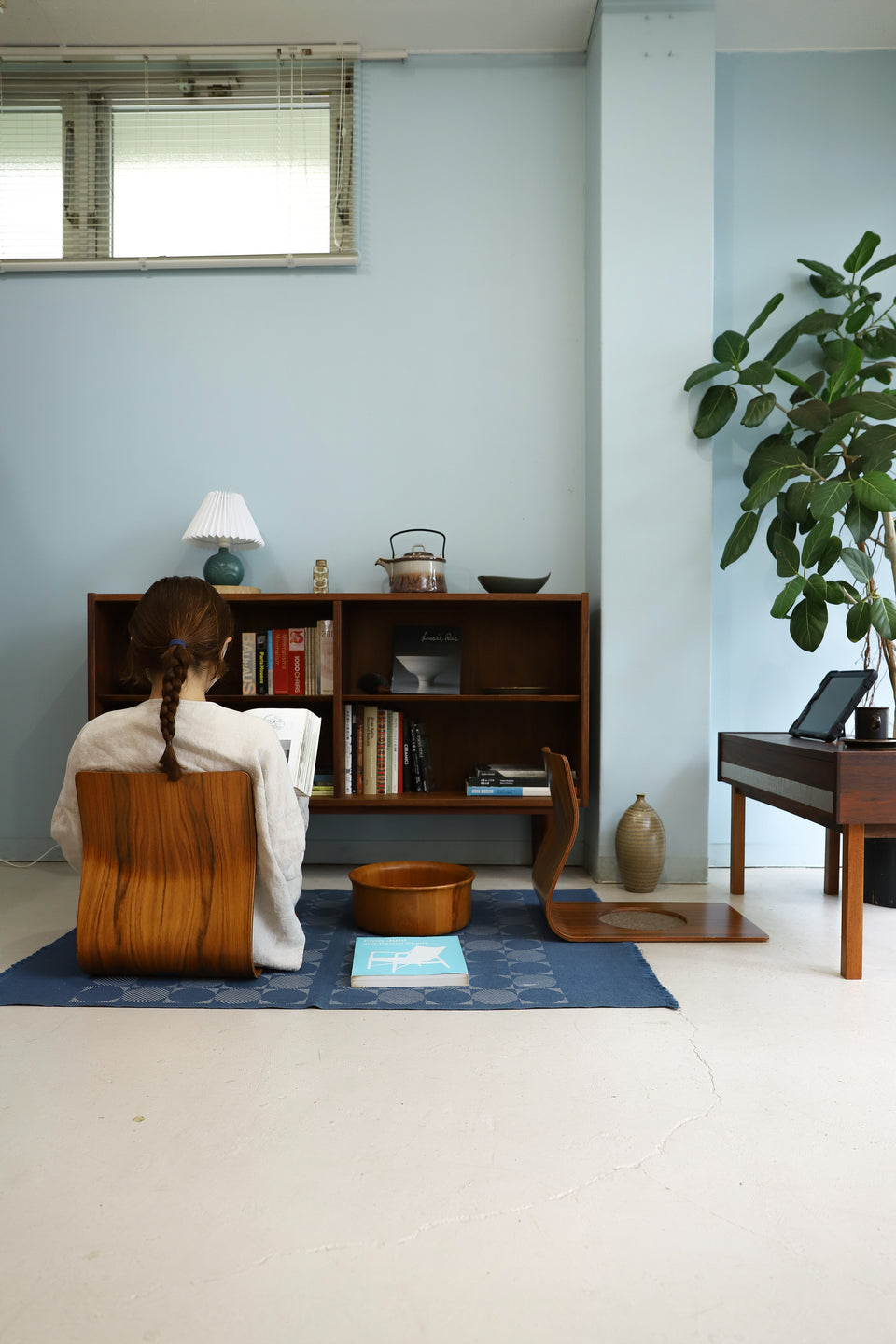 Tendo Legless Chair Rosewood Japanese Modern/天童木工 座イス ローズウッド プライウッド ジャパニーズモダン