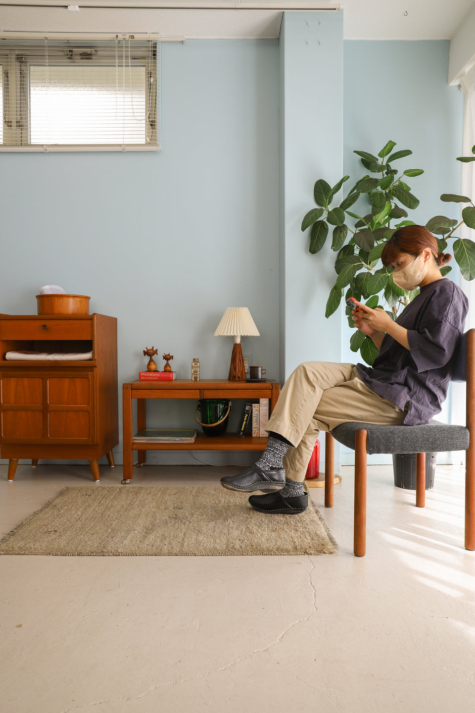 Salling Stolefabrik Caster Side Table Danish Vintage/デンマークヴィンテージ サイドテーブル コーヒーテーブル チーク材 北欧家具