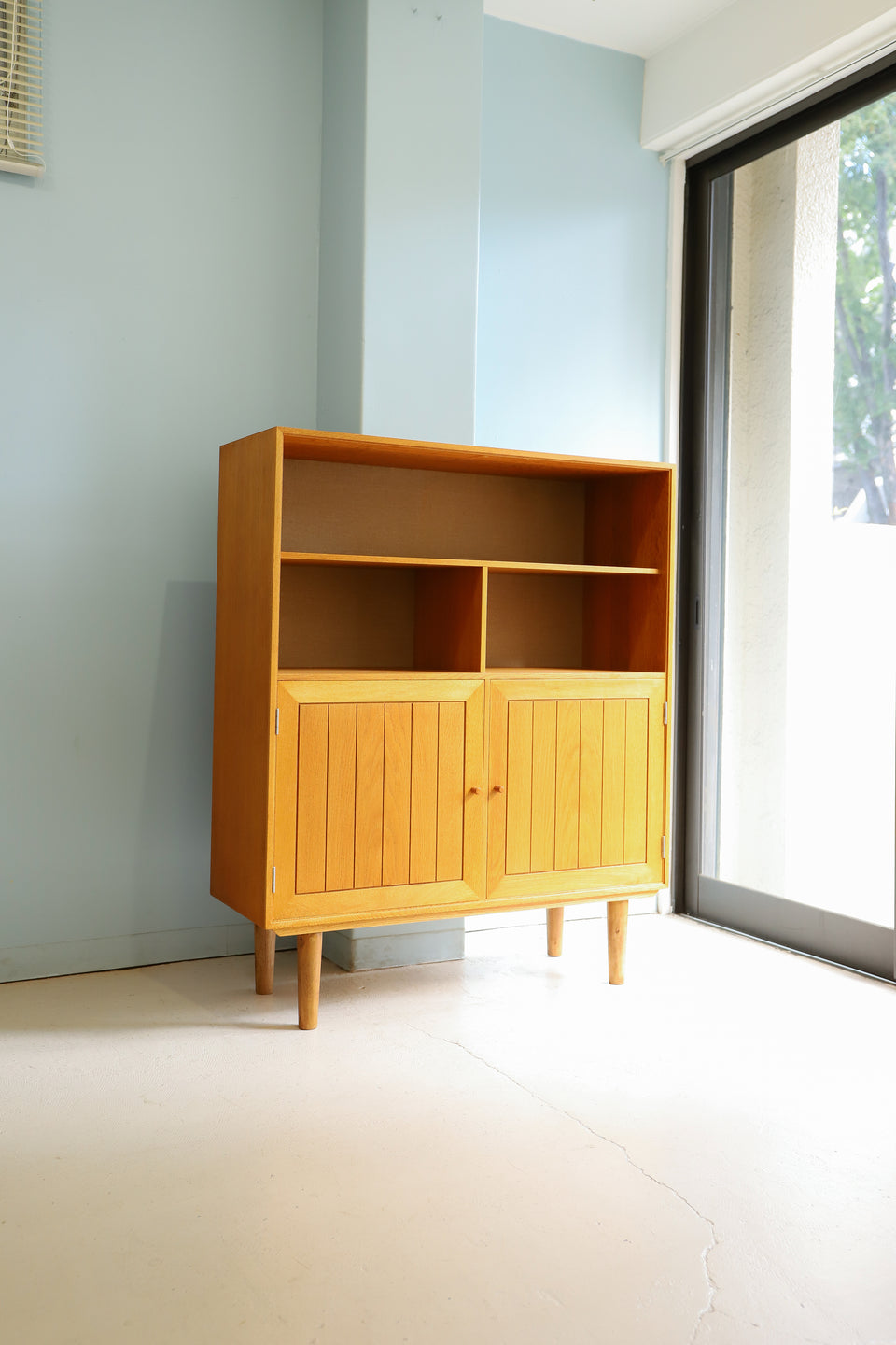 Oakwood Cabinet Bookcase Shelf HG Møbler Danish Vintage/デンマークヴィンテージ HGモブラー キャビネット ブックケース シェルフ 収納 北欧インテリア