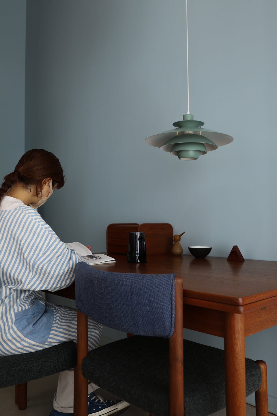 Jeka Alexia 8079-H Pendant Light Danish Vintage/デンマークヴィンテージ ジェカ ペンダントライト 照明 グリーン 北欧インテリア