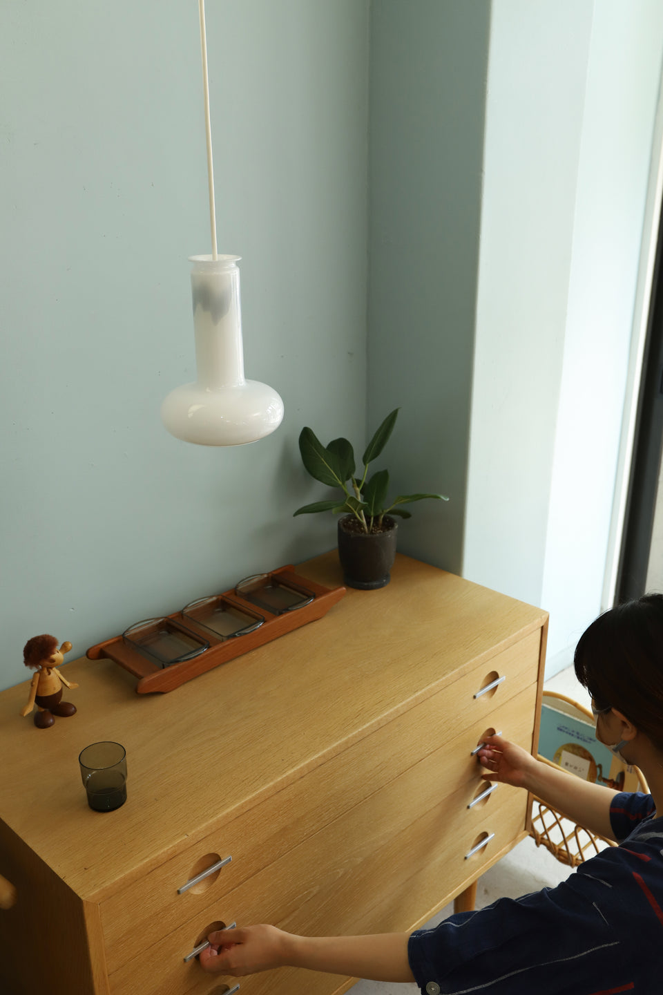 Holmegaard Pendant Light Blues Small Danish Vintage/ホルムガード ペンダントライト ブルース 北欧ヴィンテージ