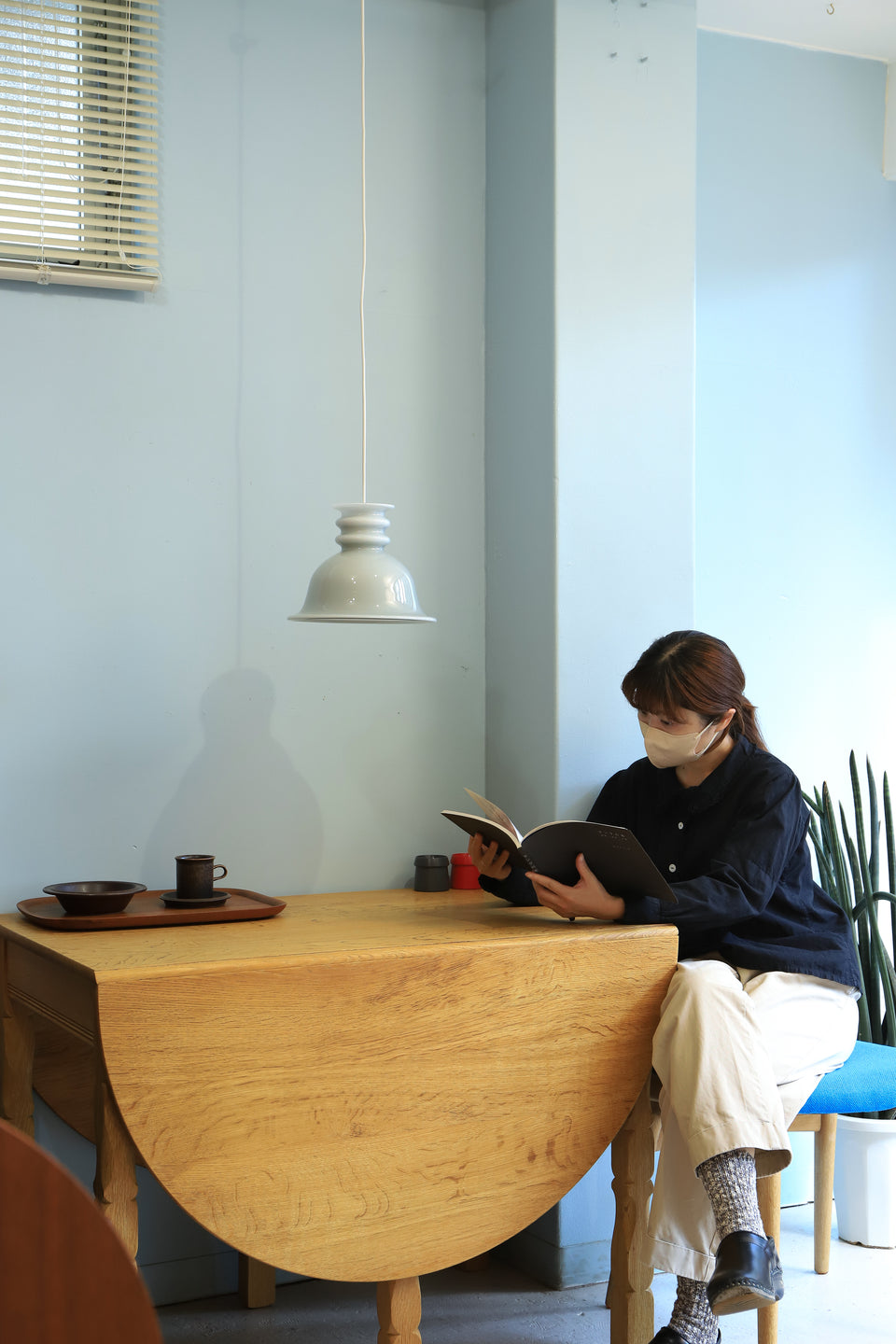 Danish Vintage Holmegaard Pendant Light Kro Gray/デンマークヴィンテージ ホルムガード ペンダントライト グレー シセ・ヴェアナー 北欧インテリア