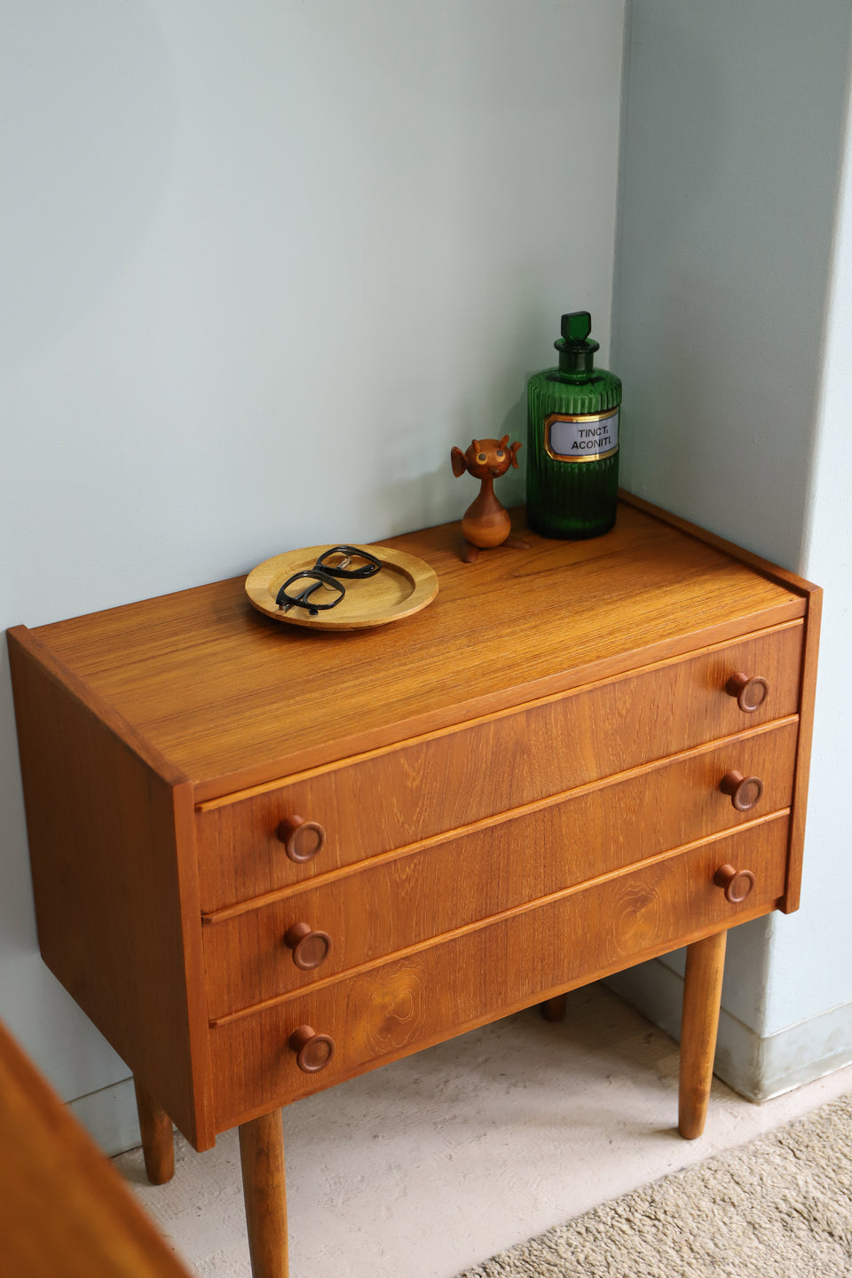 Danish Vintage 3drawer Side Chest/デンマークヴィンテージ サイドチェスト 3段 北欧家具
